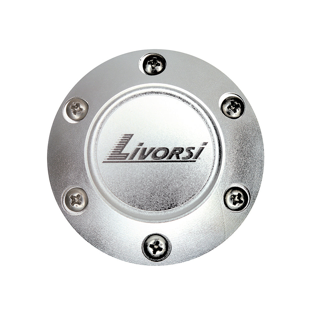 SWLOGOPLTAN-ANGLED-LMI - upgraded clear anodized billet center cap