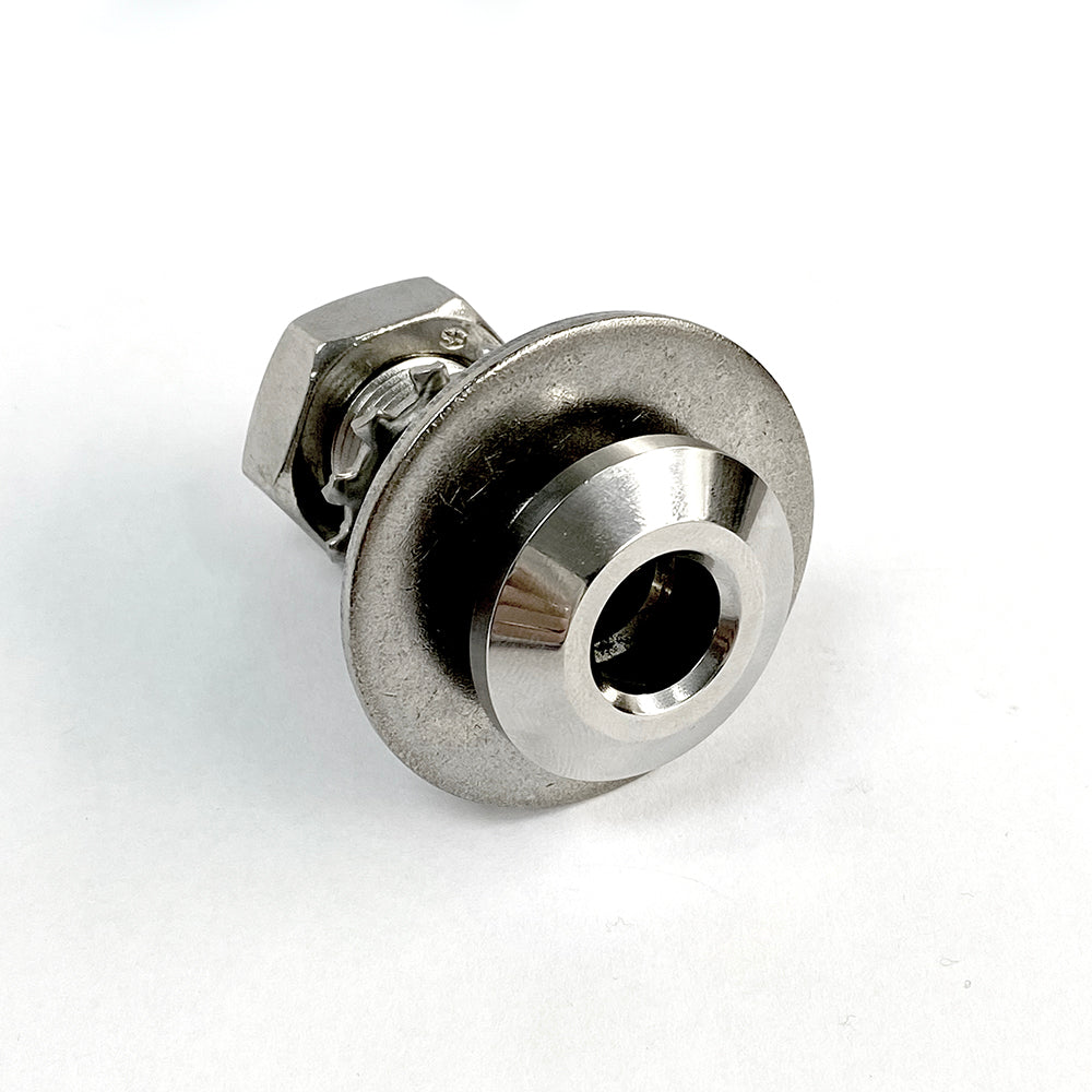 QRBSB-150 - 1/2" Quick Release Fender Base with standard hex nut, no Door and 1.5" of threads
