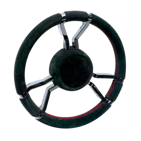 LSWA010001GYA01100 - Alcantara covered Apex wheel with gloss black spokes